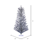 Vickerman 8'  Aluminum Artificial Christmas Tree, Unlit - Faux Christmas Tree - Seasonal Indoor Home Decor