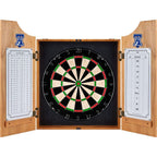 VAF 21 in. Philadelphia Bell Wood Dart Board Cabinet Set