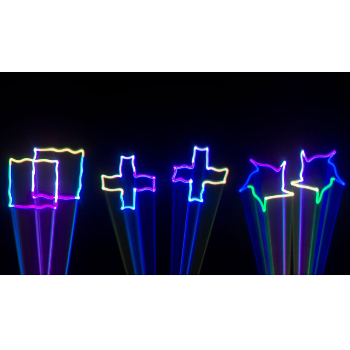(2) Chauvet DJ Scorpion Dual RGB FAT BEAM Aerial Effect Lasers with Hurricane 700 Fog Machine &amp; Carry Case Package