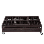 Bestmart INC Heavy Duty Dog CaCrate Kennel Metal Pet Playpen Portable w/Tray