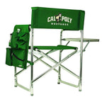 Cal Poly Hunter Green Sports Chair with Digital Logo