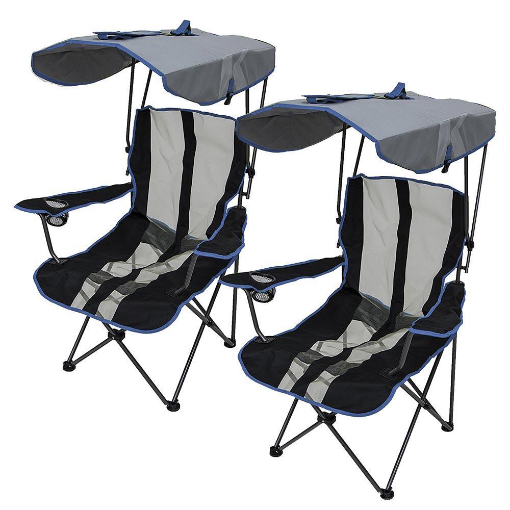 Premium Navy Blue Canopy Chair (2-Pack)
