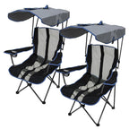 Premium Navy Blue Canopy Chair (2-Pack)