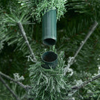 Holiday Time 7.5-Foot Pre-Lit Flocked Frisco Pine Artificial Christmas Tree