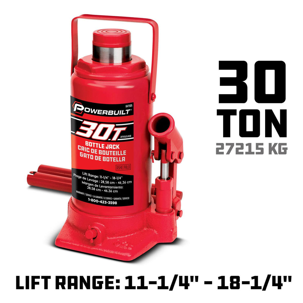 Power 30 -Ton Bottle Jack - 647505