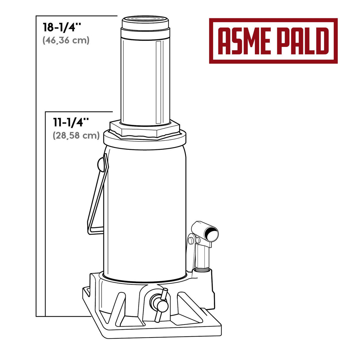 Power 30 -Ton Bottle Jack - 647505