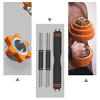 30KG Adjustable Dumbbells Fitness Barbell With OranRubber Ring