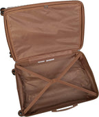 Encompass 27" Hardside Checked 8 Wheel Expandable Spinner, Sandy Skin