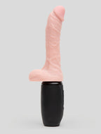 King Cock Ultra Realistic Thrusting Warming Realistic Vibrator 6 Inch, Flesh Pink