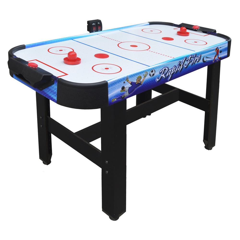 Rapid Fire 42 in. 3-in-1 Air Hockey Multi-Game Table