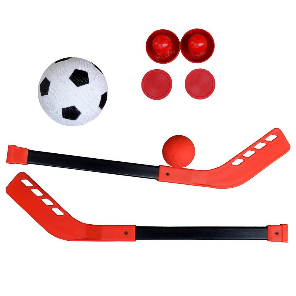 Rapid Fire 42 in. 3-in-1 Air Hockey Multi-Game Table