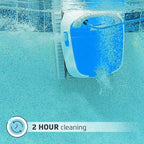 dolphin proteus dx4 robotic pool [vacuum] cleaner - ideal for in ground swimming pools up to 50 feet - powerful suction to pick up small debris - extra large easy to clean top load filter basket