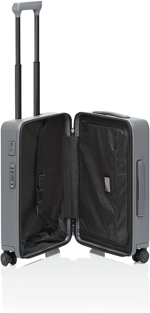 Porsche 21" Spinner Carry-On Luggage - Roadster Travel Suitcase with Wheels for Men and Women - Anthracite Matte