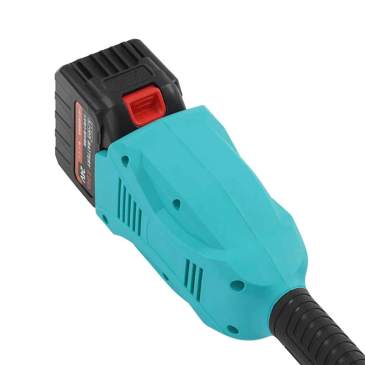 Electric Lawn Trimmer, Handheld Lawn Mower Garden Grass Cutter with Grass Shield &amp; Shoulder Strap, 11000Rpm Outdoor Rechargeable Lithium Battery Portable Weeder Shrub Orchard Pruning Machine