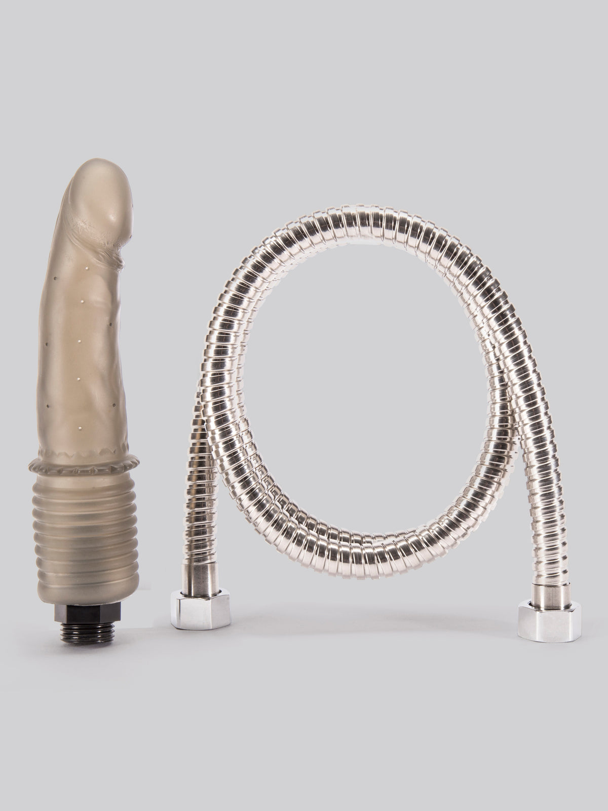 Colt Shower Shot Spraying Water Dildo Douche, Silver