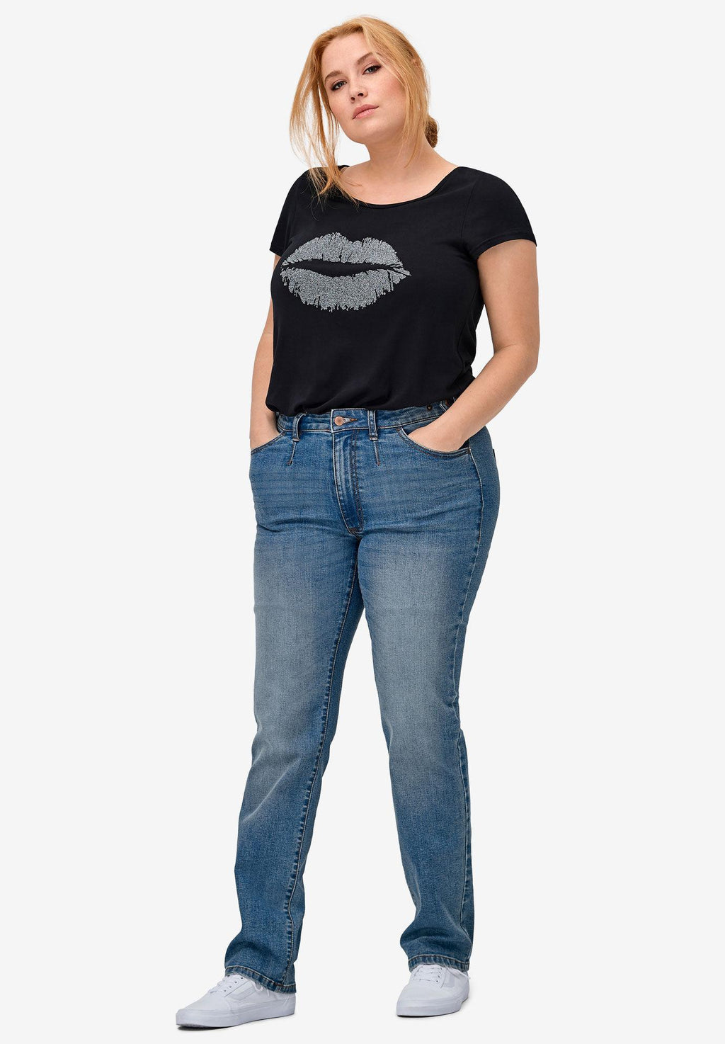 straight stretch jeans