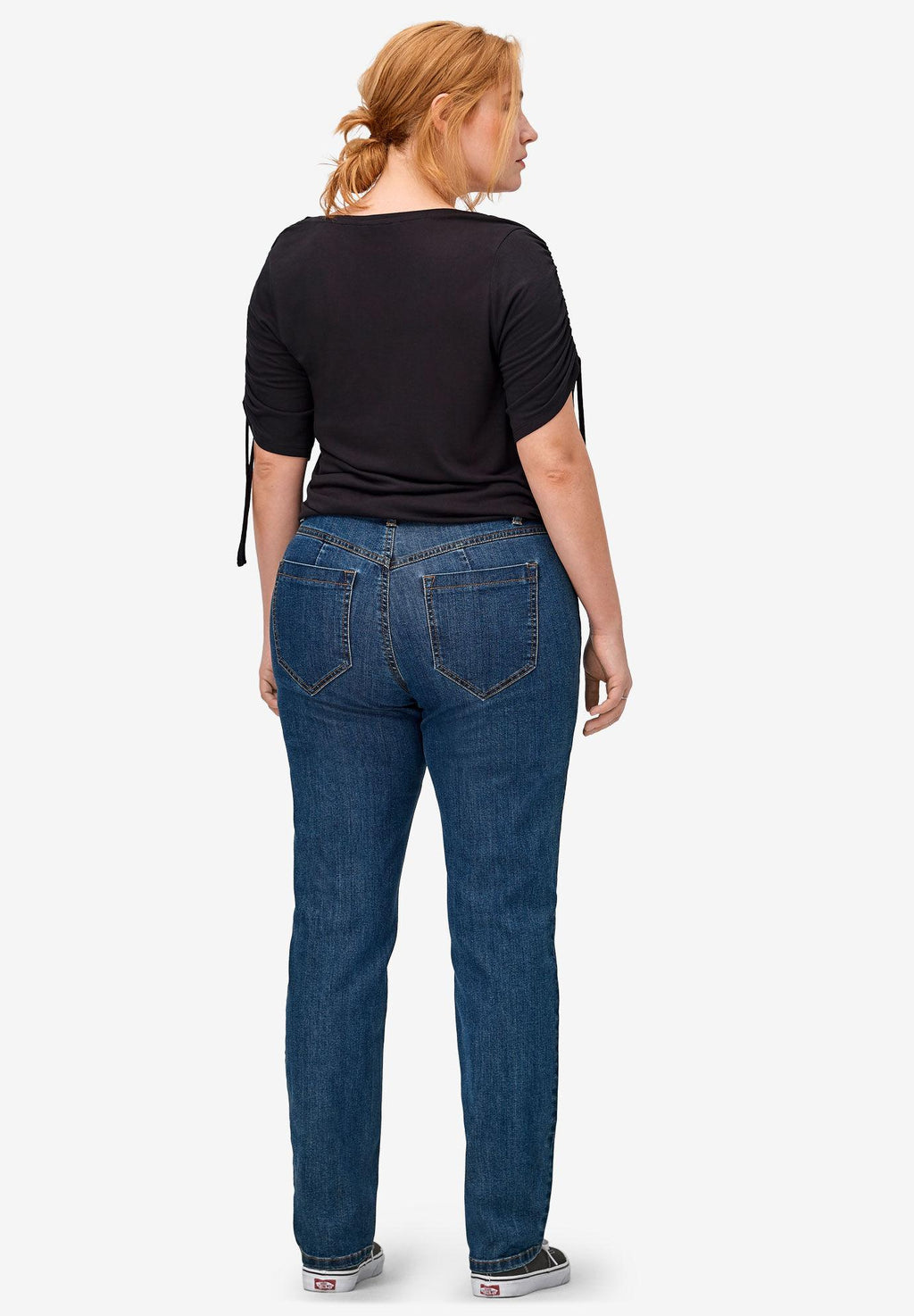 straight stretch jeans