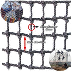 Children Protective Netting Kindergarten Protective Netting 12mm/15cm Playground Climbing Ropes Net Entertainment Venues Stairs Anti-Fall Nets Protection Safety Netting Stairs Safety +++