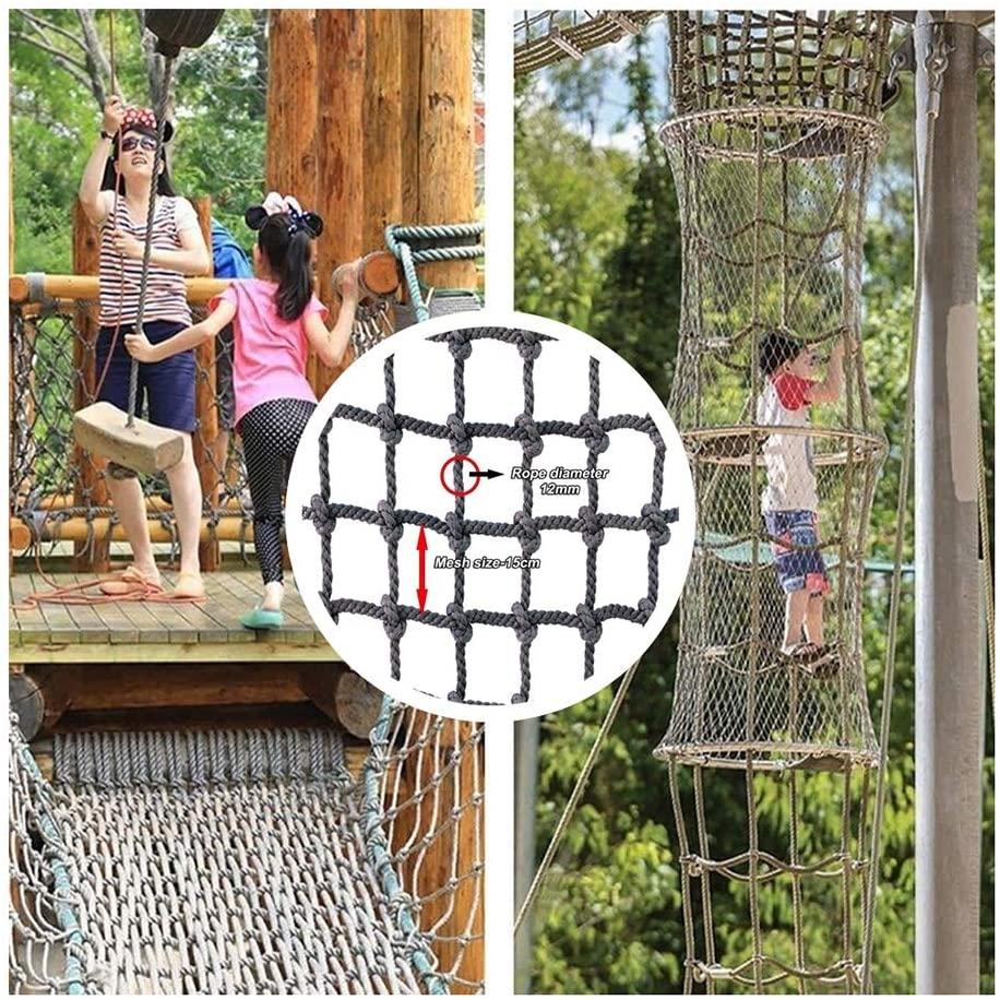 Children Protective Netting Kindergarten Protective Netting 12mm/15cm Playground Climbing Ropes Net Entertainment Venues Stairs Anti-Fall Nets Protection Safety Netting Stairs Safety +++