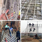 Children Protective Netting Children's Anti-Fall Safty Netting Playground Climbing Rope Net Outdoor Training Development Protection Net Entertainment Venues Anti-Fall Nets 10mm Stairs Safety +++