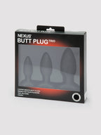Nexus Trio Butt Plug Training Set (3 Piece), Black