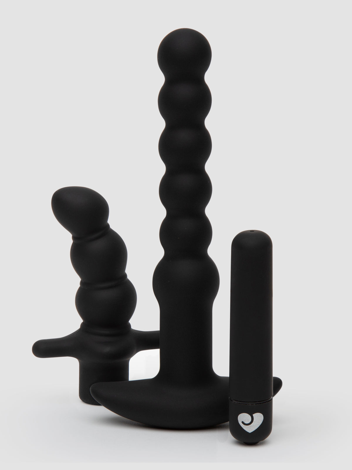 Lovehoney Booty Wonderland Vibrating Anal Beads Set , Black