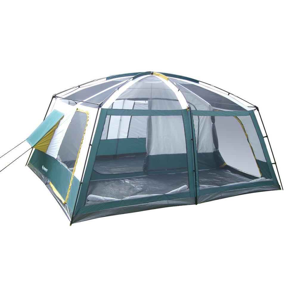 GigaTent Wildcat Mt. 12 in. x 15 ft. 3 Rooms 8 - 10 Person Dome Tent