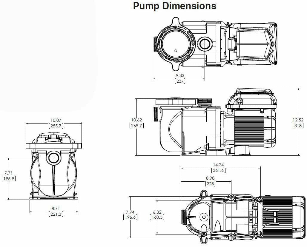 pentair 342001 superflo vs variable speed energy efficient swimming pool pump