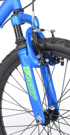 1800HM BCA 20 In. Crossfire 6-Speed Boy's Mountain Bike, Blue/Green