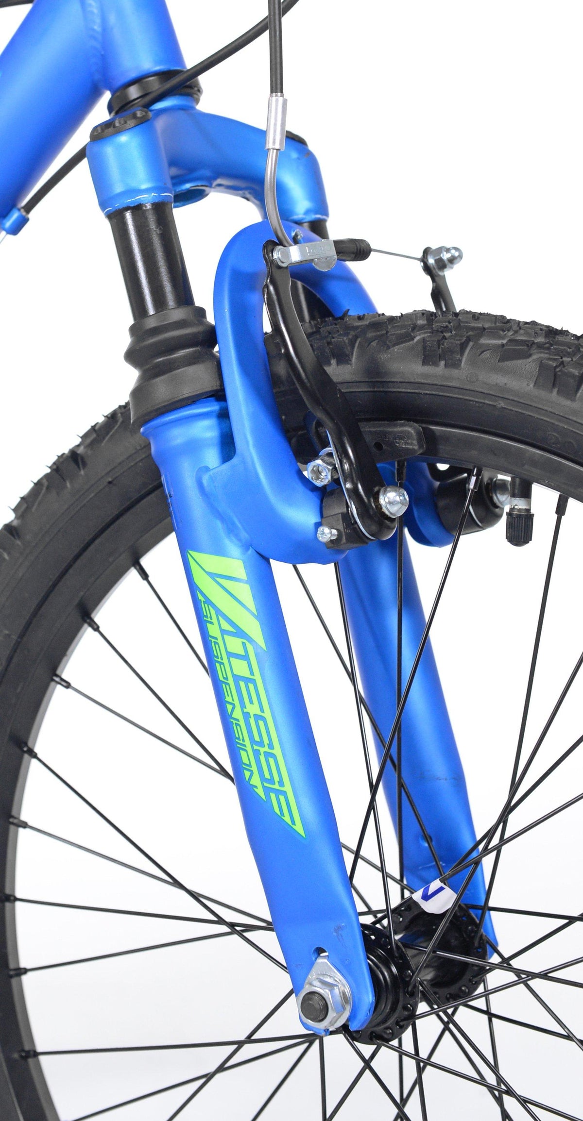 1800HM BCA 20 In. Crossfire 6-Speed Boy's Mountain Bike, Blue/Green