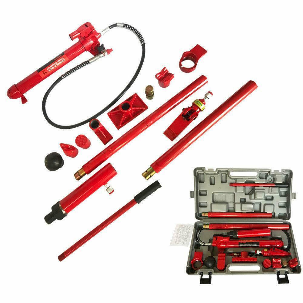 10 Ton Hydraulic Pump Jack Porta Power Ram Repair Lift Tool Kit US Shipping