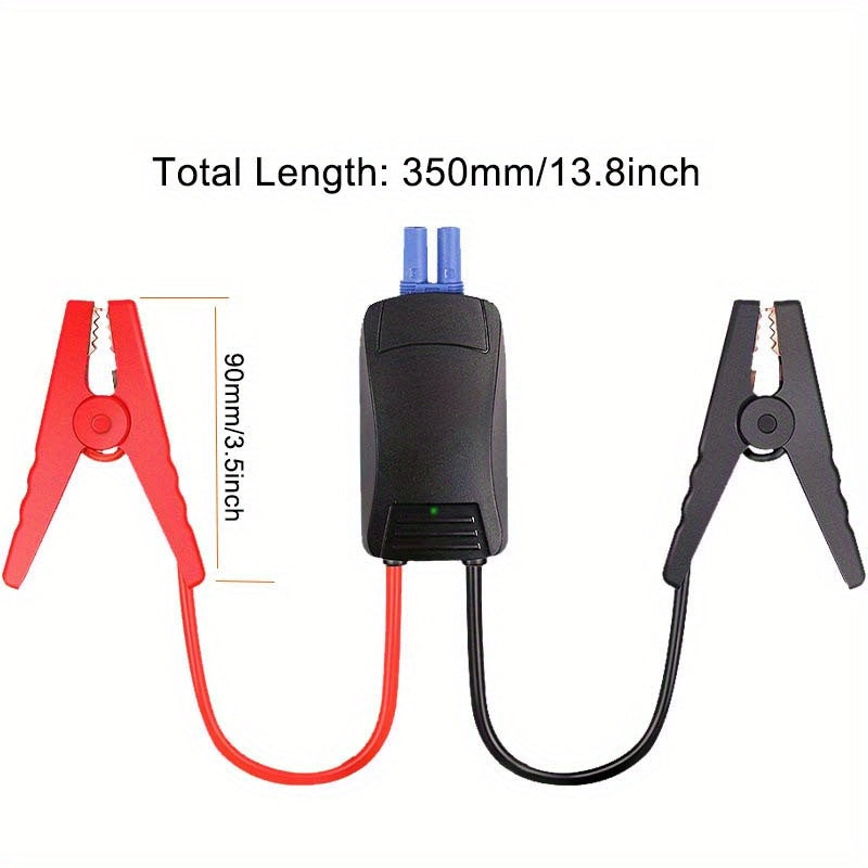 IWEWAVAN Smart Car Jump Starter Clamp Cable Emergency Lead Booster Battery Cable Alligator Clip Anti Invert