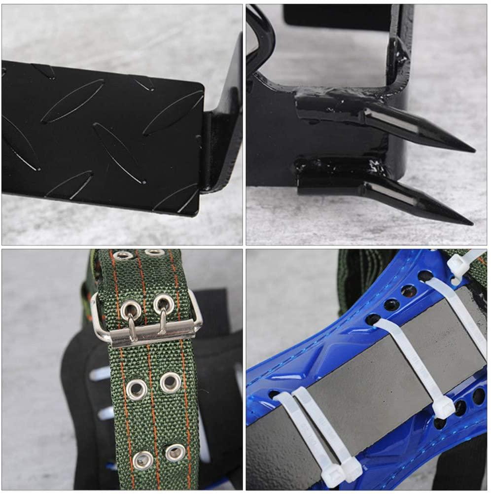 PRETYZOOM 1 Set Tree Climbing Gear Safety Harness Belt Rope Spike Shoes Tree Climbing Aid