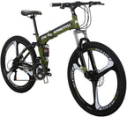 LZBIKE Bicycle G6-26 26-inch Bike Mountain Bike 26" 21-Speed Shift Left 3 Right 7 Cycle Folding Mountain Bike Frame Shock Absorption Mountain Bike 3 Spoke Wheels Bicycle