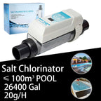 salt chlorine generator ec20 above ground pool salt water system for 26000 gal