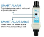 salt chlorine generator ec20 above ground pool salt water system for 26000 gal