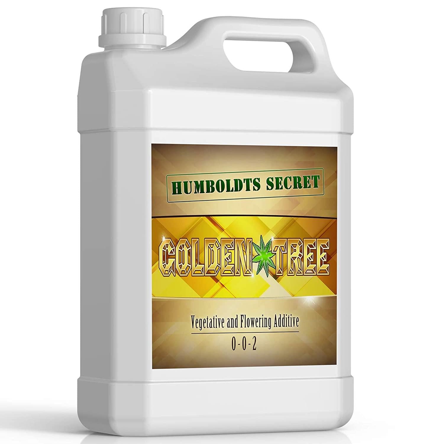 humboldts secret golden tree: plant food for plants &amp; trees - all-in-one concentrated additive - vegetables, flowers, fruits, lawns, roses, tomatoes &amp; more (1 gallon)