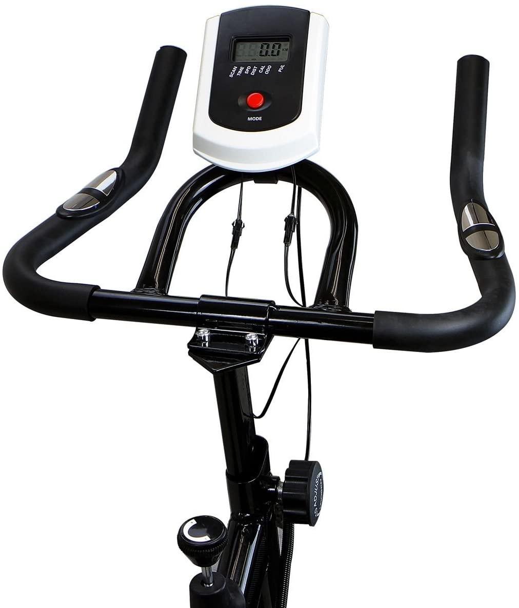 Cycling Bicycle LED Stationary Exercise Bike 22lbs Flywheel Trainer Fitness Bicycle Indoor Bike Workout