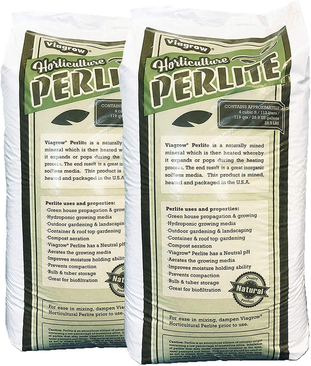 viagrow vper4-2 4 cu. ft. perlite (2 pack), 2-pack, white