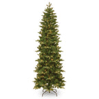6-1/2 ft. Feel Real Prescott Pencil Slim Hinged Tree with 300 Clear Lights
