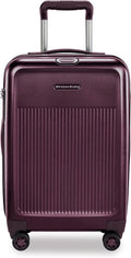 Sympatico Hardside Domestic Spinner Luggage, Plum, 22-Inch Carry-On