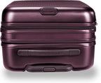 Sympatico Hardside Domestic Spinner Luggage, Plum, 22-Inch Carry-On