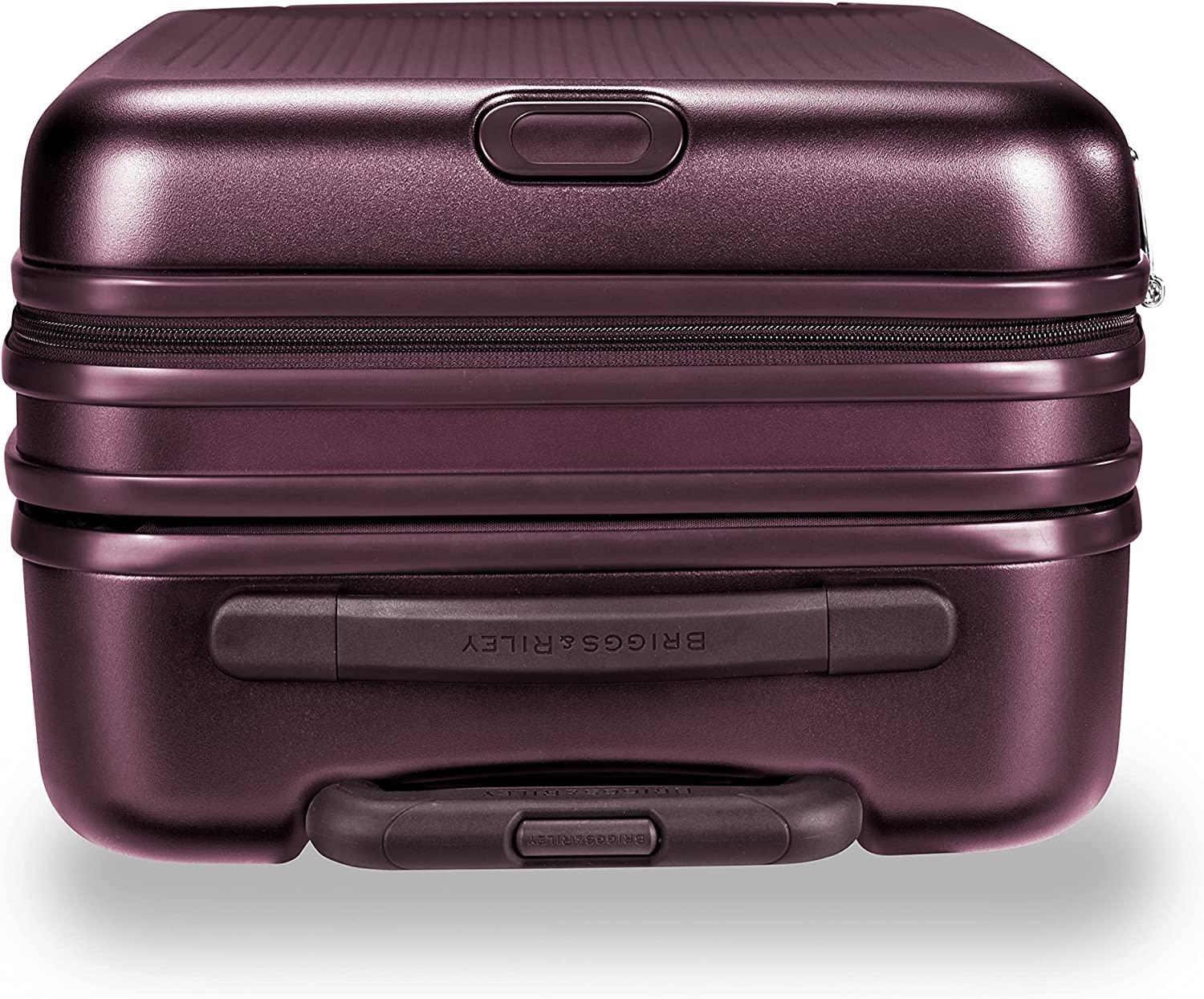 Sympatico Hardside Domestic Spinner Luggage, Plum, 22-Inch Carry-On