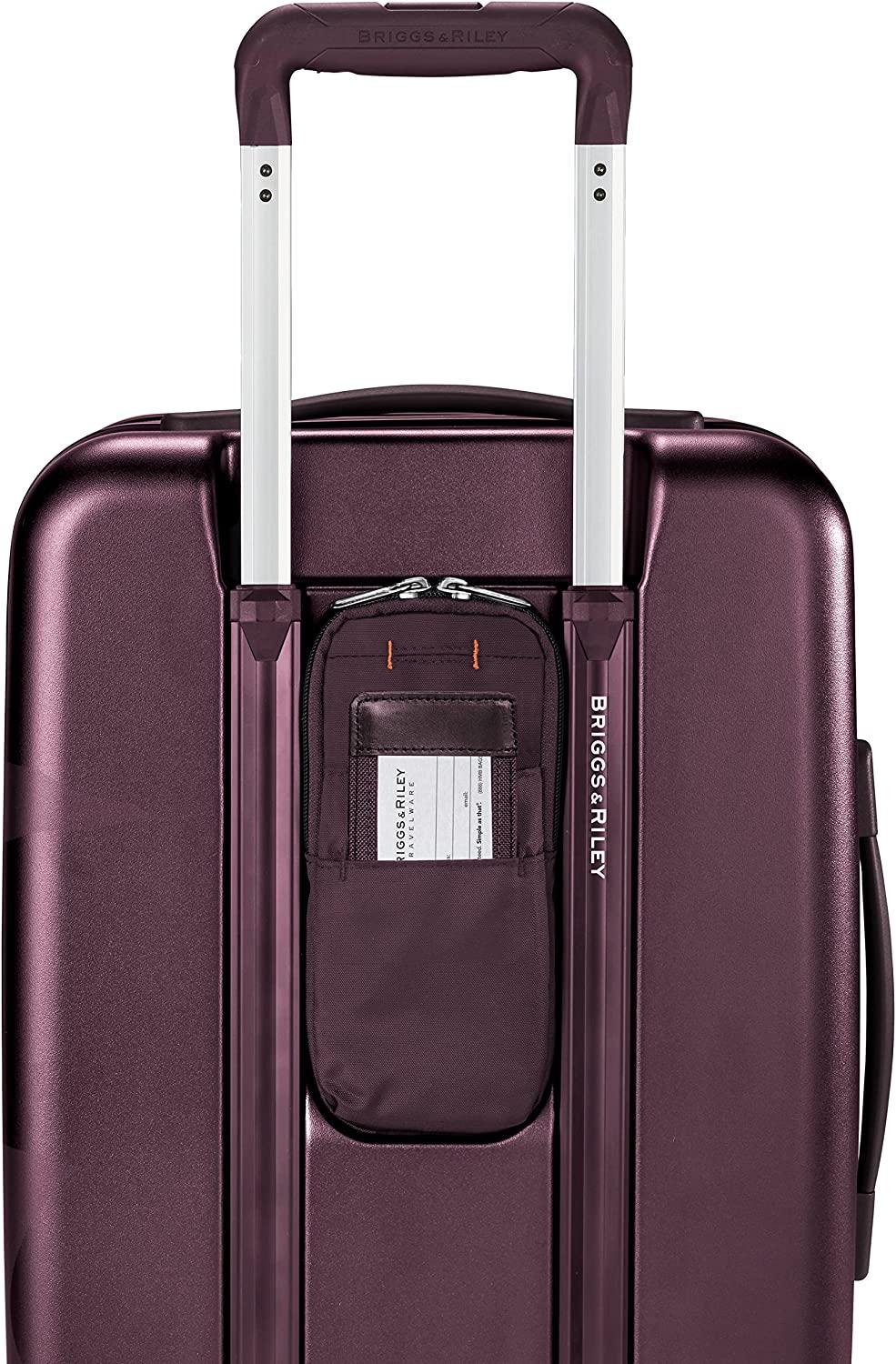 Sympatico Hardside Domestic Spinner Luggage, Plum, 22-Inch Carry-On