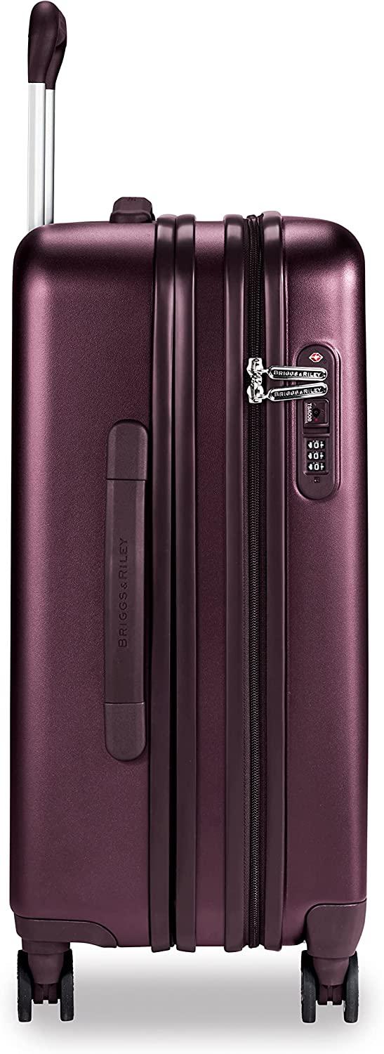 Sympatico Hardside Domestic Spinner Luggage, Plum, 22-Inch Carry-On