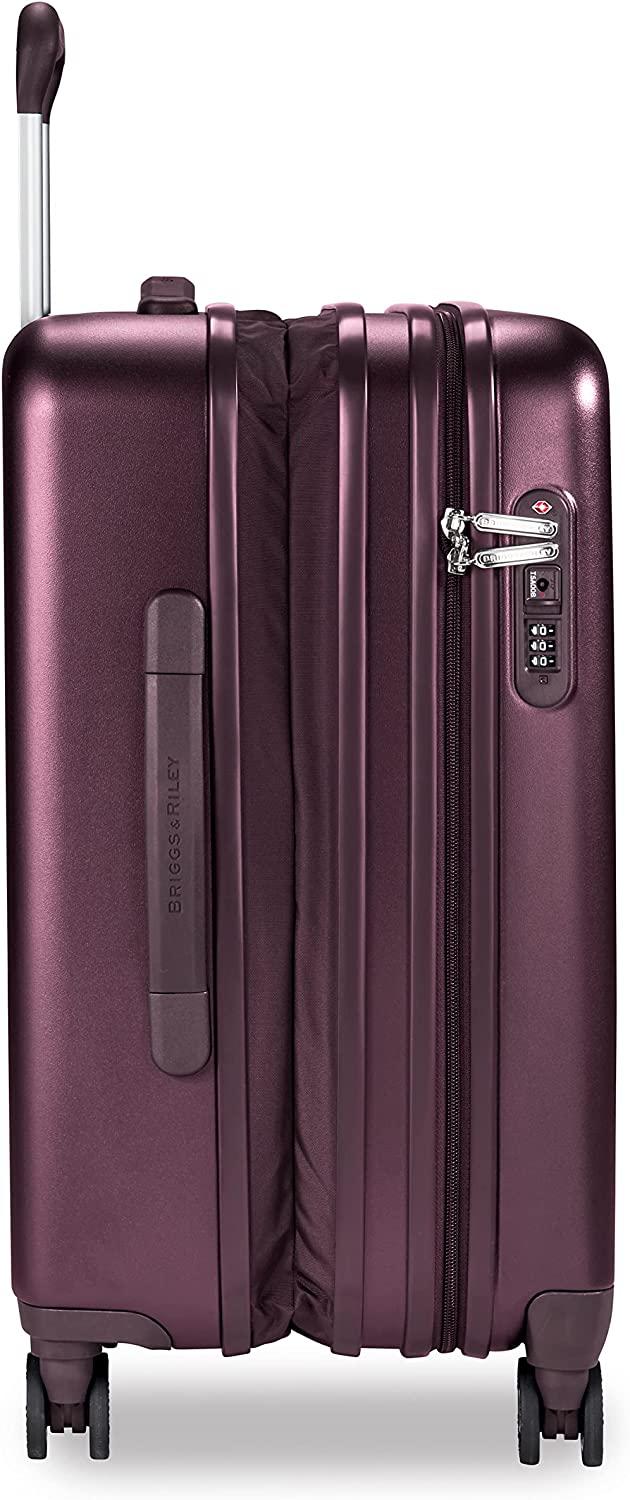 Sympatico Hardside Domestic Spinner Luggage, Plum, 22-Inch Carry-On