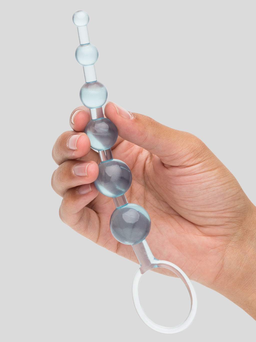 BASICS Anal Beads 6 Inch, Blue