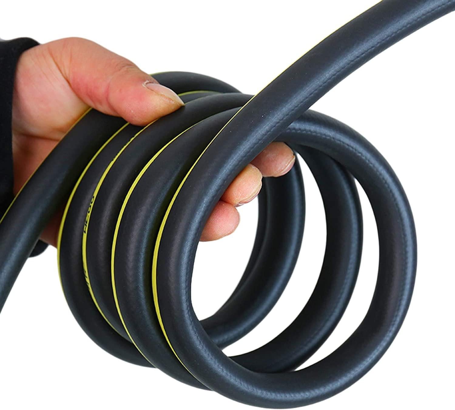 Outdoor Garden Hose for Plants Lawns Watering, Lightweight Flexible Hose 10m/15m/20m/30m/40m/50m, Inner Diameter 20MM (Size : 50m/164ft)