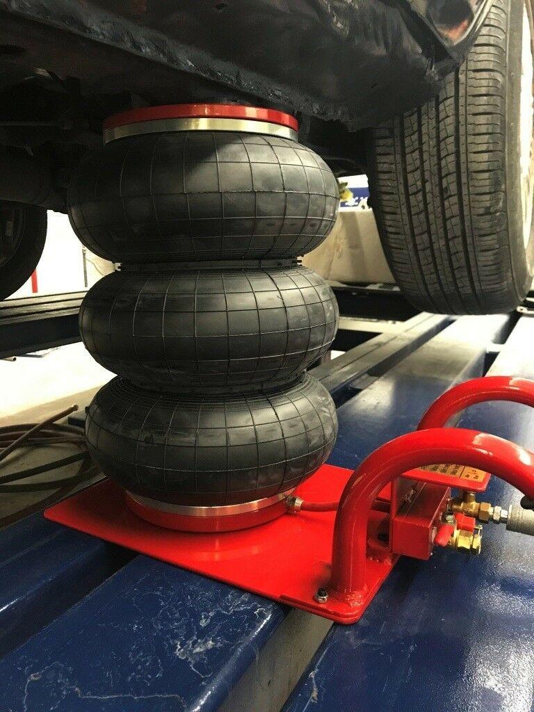 TRIPLE BAG AIR GO JACK 3 TON AUTO BODY FRAME MACHINE RACK PINCH WELD