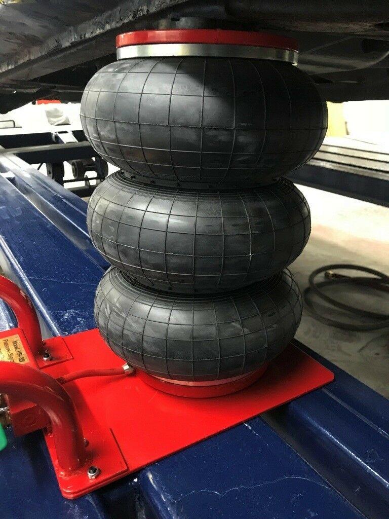 TRIPLE BAG AIR GO JACK 3 TON AUTO BODY FRAME MACHINE RACK PINCH WELD